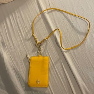 Tory Burch lanyard with key pouch